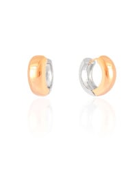 Brinco Argola Click Reta Lisa 3.3 cm Mix de Banhos