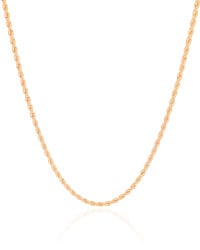 Choker Cordão Baiano 2 mm Banhado a Ouro 18K