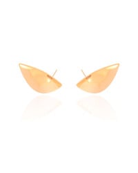 Ear Cuff Folha Lisa 2.4 cm Banhado a Ouro 18K