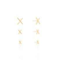 Trio X Liso Banhado a Ouro 18K