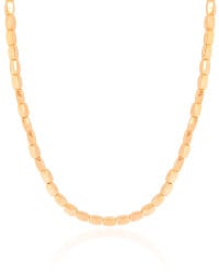 Choker Abaulada ABS Banhado a Ouro 18K