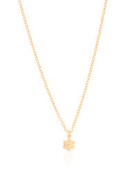 Gargantilha Infantil Elos Flor 6 mm Banhado a Ouro 18K - 35 cm