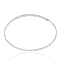 Aro Mola Quadrados 2 mm Ródio Branco - 30 cm