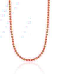 Choker Riviera Fuchsia 3 mm Banhado a Ouro 18K