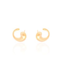 Ear Cuff Gota Lisa 1.7 cm Banhado a Ouro 18K