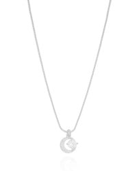 Gargantilha Redondo Ponto de Luz Cravejado Cristal Ródio Branco - 45 cm