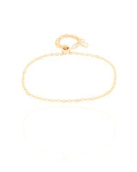 Pulseira Elos Corações Cristal Fecho Gravata Banhado a Ouro 18K