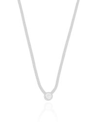 Choker Veneziana Dupla Ponto de Luz Cristal 7 mm Ródio Branco